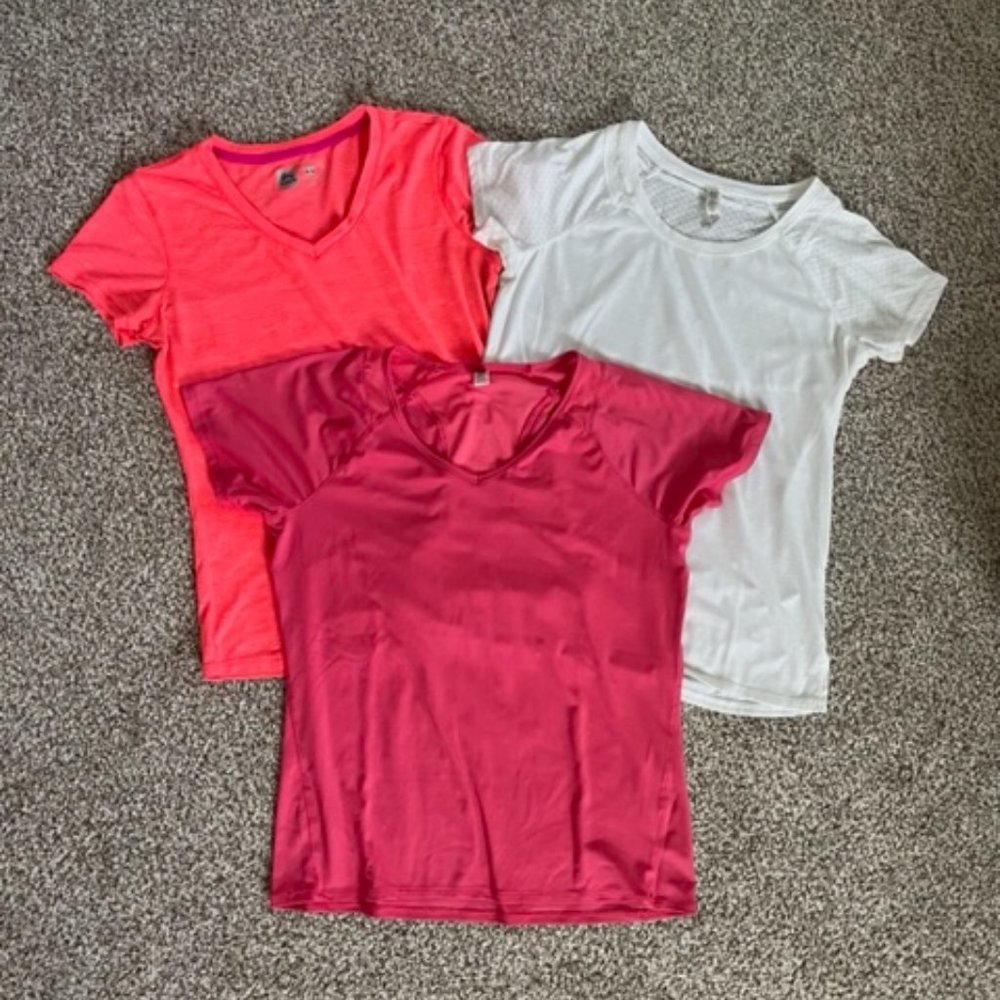 Reebok Short Sleeve Athletic Tops - Lot of 3